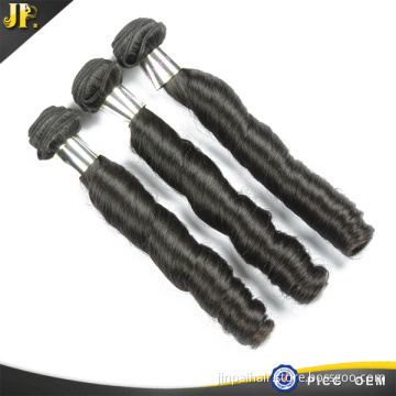 Wholesale price of Human bundle for spring curl indian human hair weft